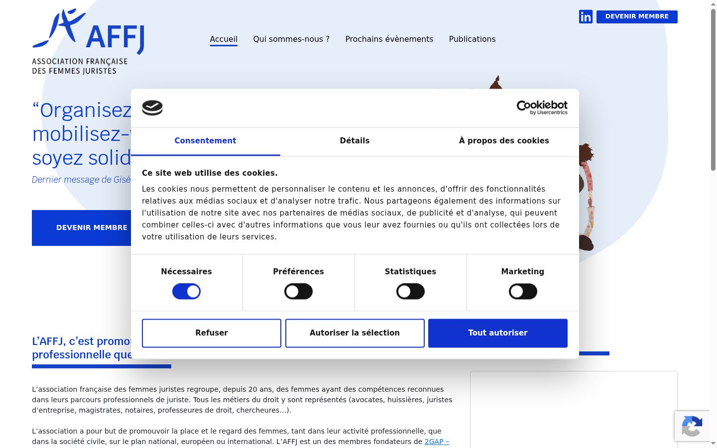 Sutikimo reklamjuostės, rodytos prieš bet kokią sąveiką, ekrano kopija