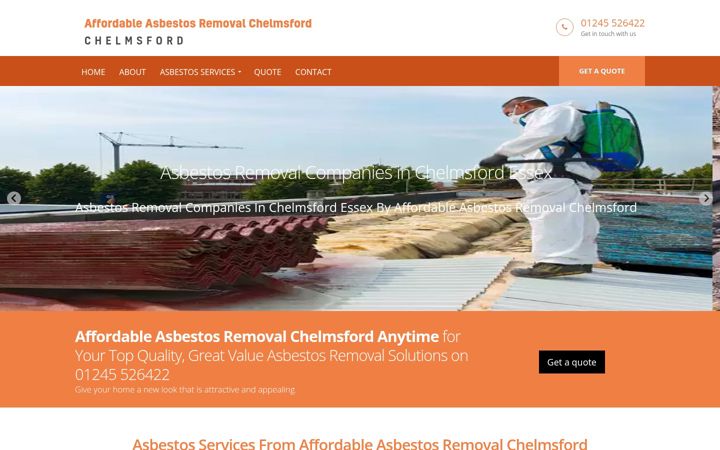Captura de ecrã de affordable-asbestos-removal-chelmsford.co.uk