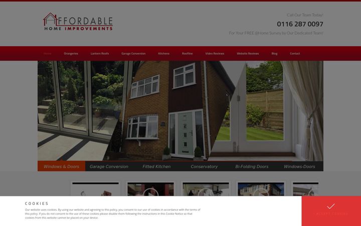 Ekrano kopija affordable-home-improvements.co.uk