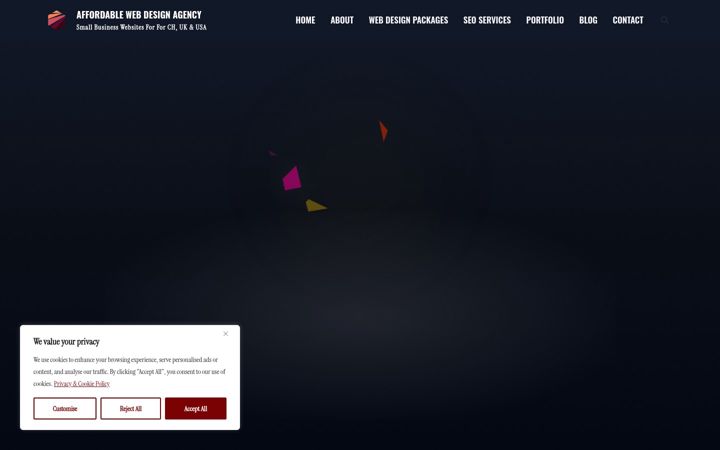 Screenshot of affordable-web-design.com