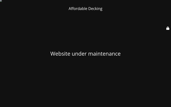 Snímek obrazovky affordabledecking.co.uk