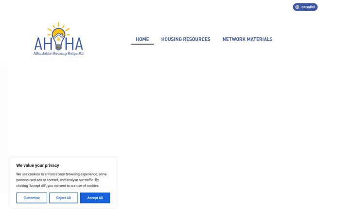 Screenshot of affordablehousinghelpsall.com