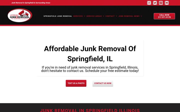 Screenshot di affordablejunkhaulers.com