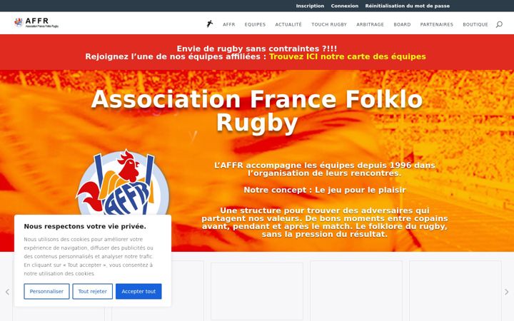 Kuvakaappaus sivustosta affr.asso.fr