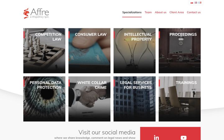 Screenshot of affre.pl