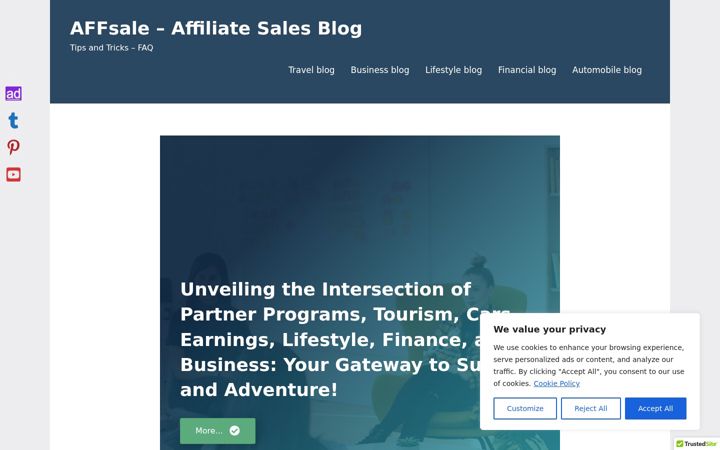 Screenshot of affsale.com
