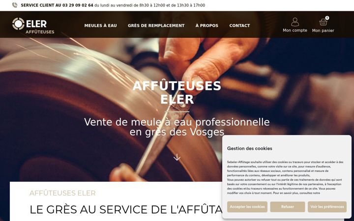 Екранна снимка на affuteuseeler.com