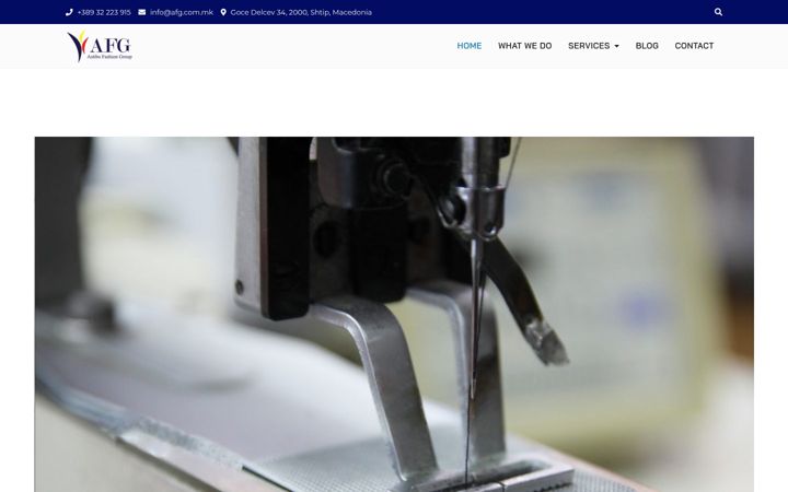Screenshot of afg.com.mk