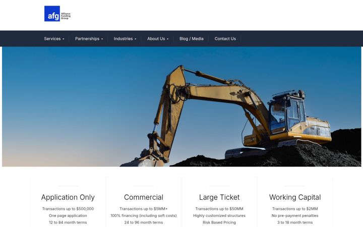 Screenshot di afg.com