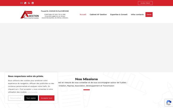 Screenshot di afgestion.fr
