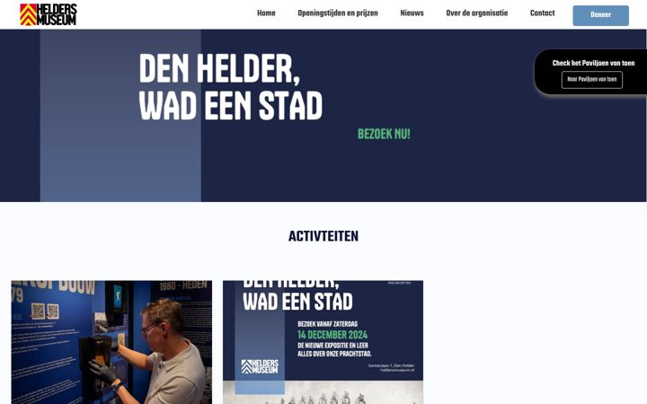 Screenshot di afgestoftdenhelder.nl