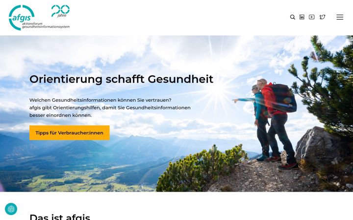 Screenshot of afgis.de