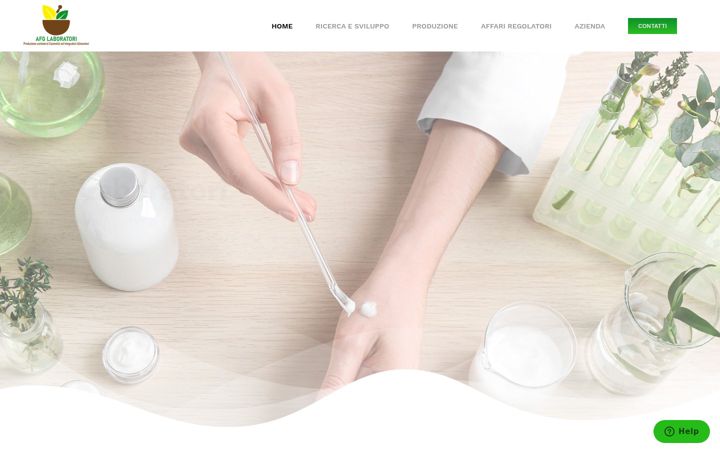 Screenshot of afglaboratori.com