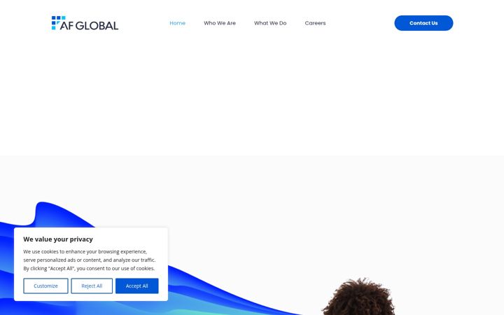 Screenshot of afglobalpaymenttechnologies.com