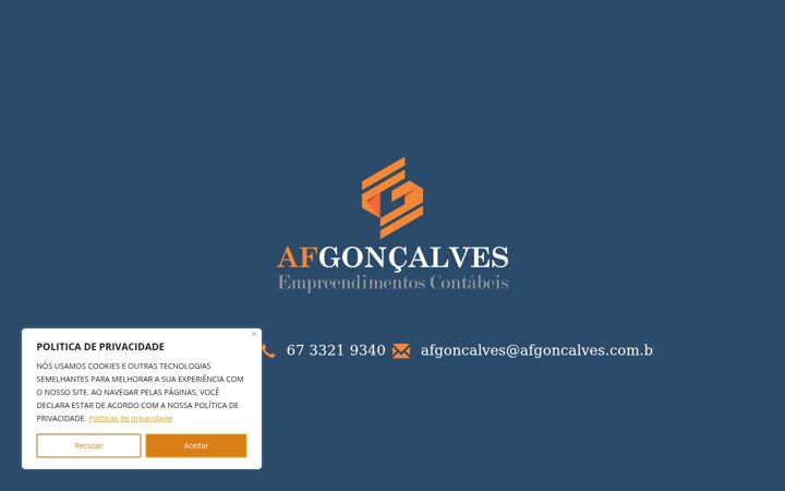 Screenshot of afgoncalves.com.br