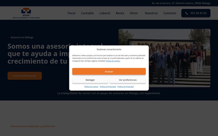 Ekrano kopija afhaasesoriamalaga.com