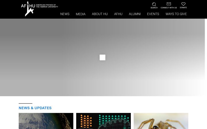 Screenshot of afhu.org