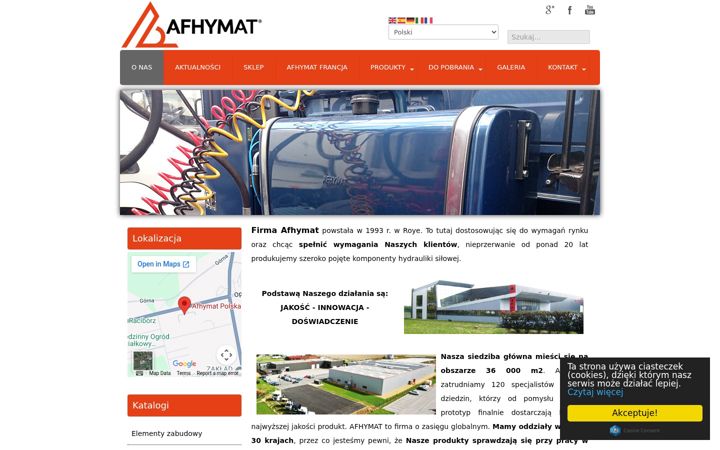 Screenshot of afhymat.pl