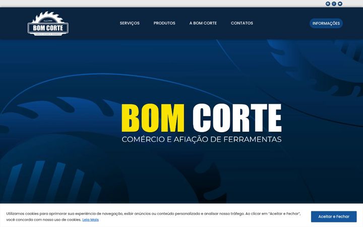 Screenshot of afiacaobomcorte.com.br