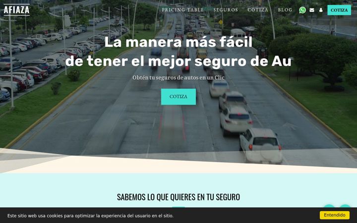 Screenshot of afiaza.net