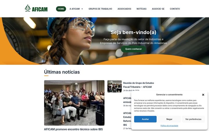 Ekrano kopija aficam.org.br