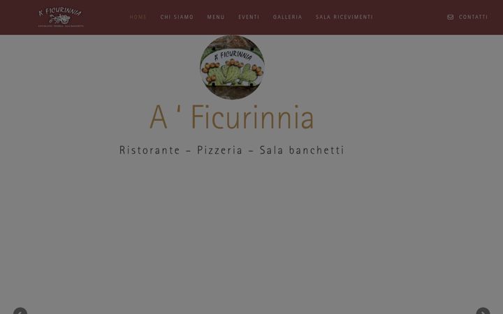 Ekrano kopija aficurinniaristorante.it