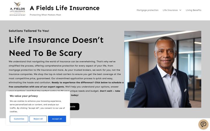Screenshot of afieldslife.com