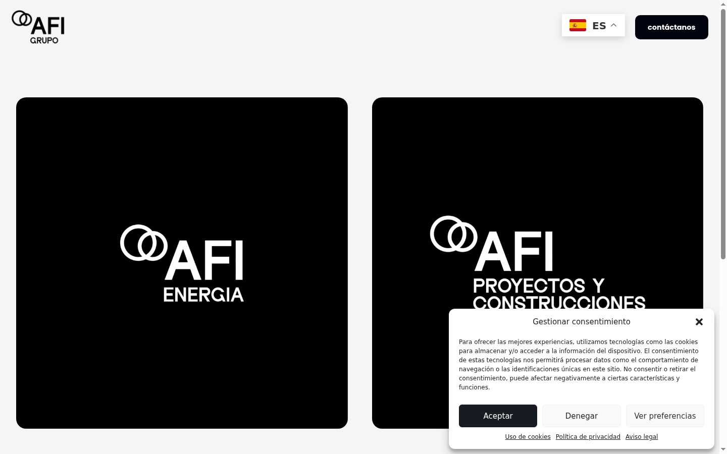 Screenshot des Einwilligungsbanners vor jeglicher Interaktion