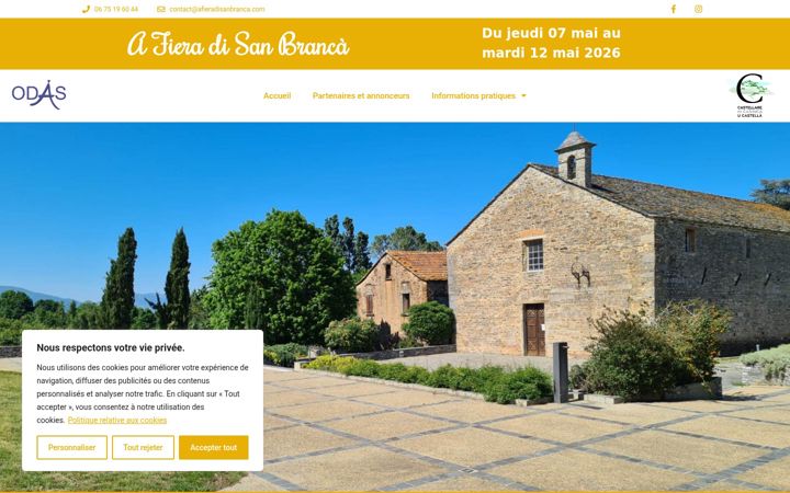 Screenshot of afieradisanbranca.com