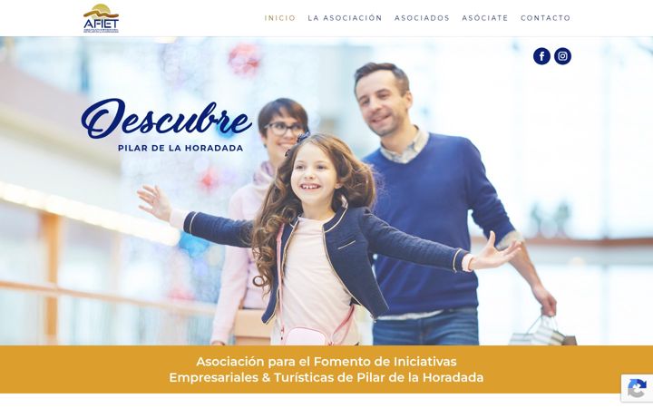 Screenshot of afiet.es
