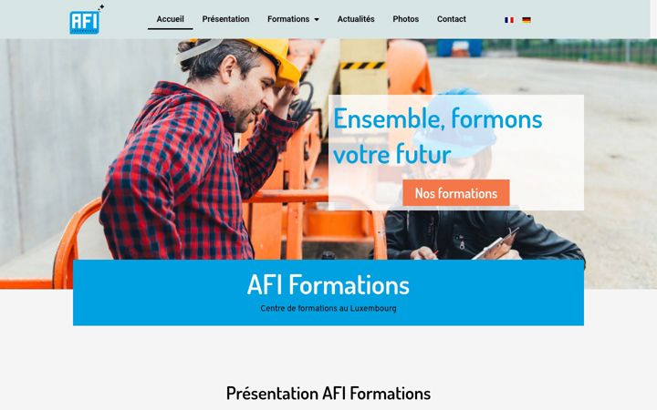 Captura de ecrã de afiformations.com