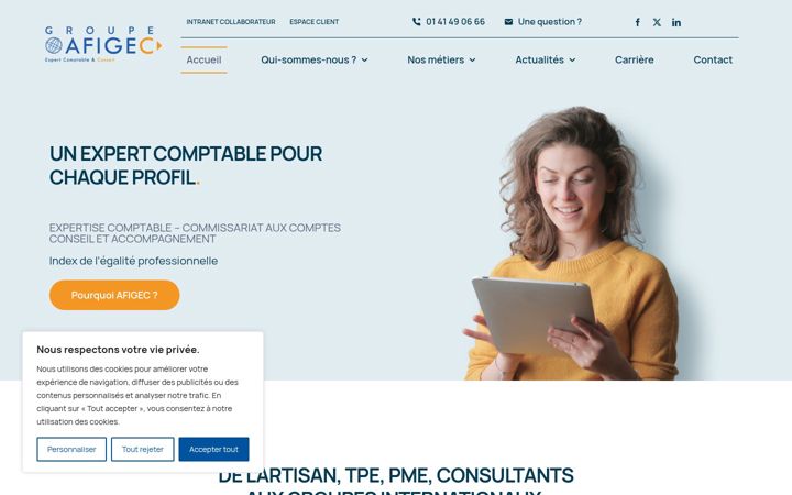Screenshot of afigec.com