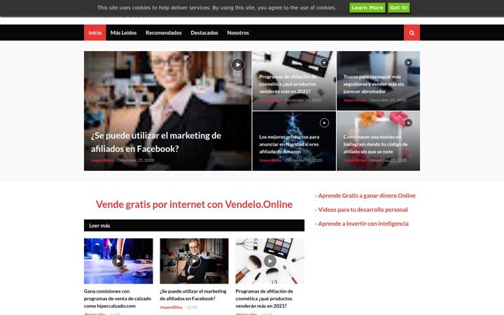 Screenshot of afiliamos.com