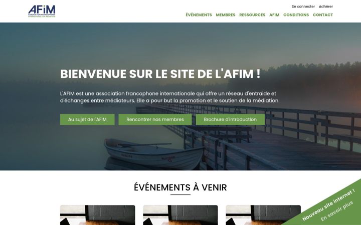 Screenshot of afim-mediation.com
