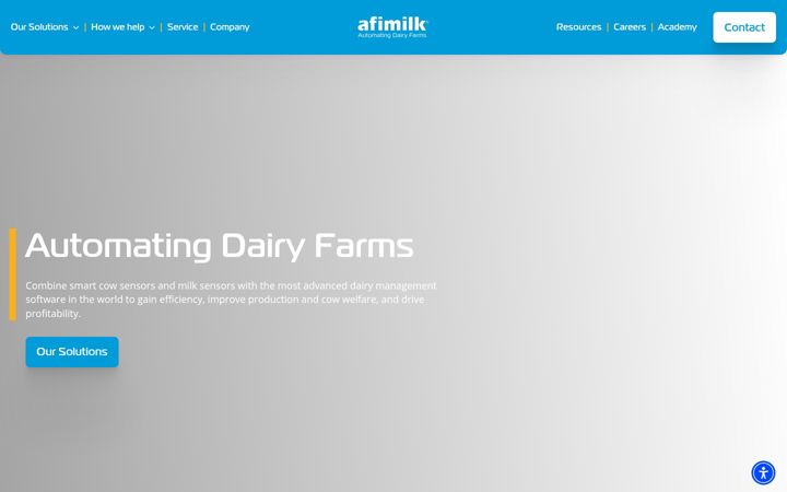 Skærmbillede af afimilk.com