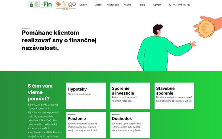 Screenshot of afinadvice.sk