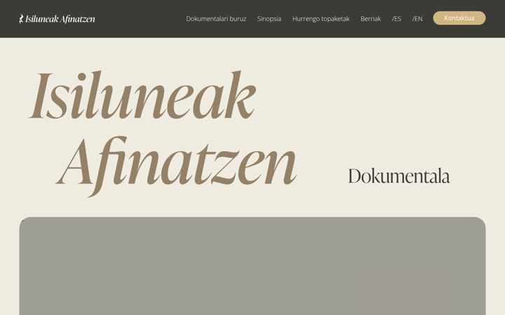 Snímek obrazovky afinandosilencios.com