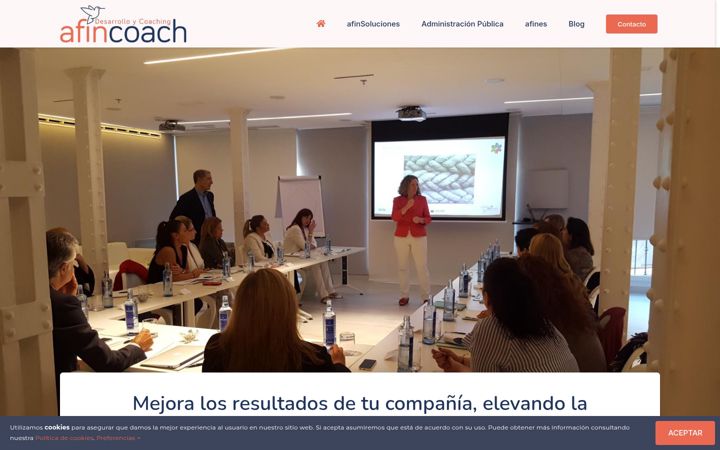 Screenshot of afincoach.com