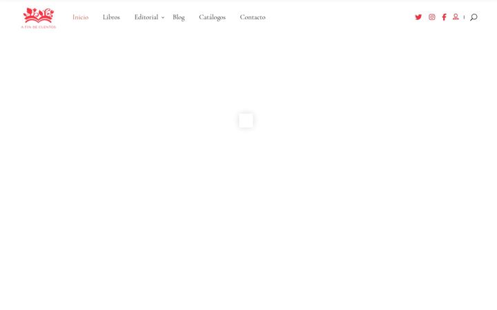 Posnetek zaslona afindecuentos.com