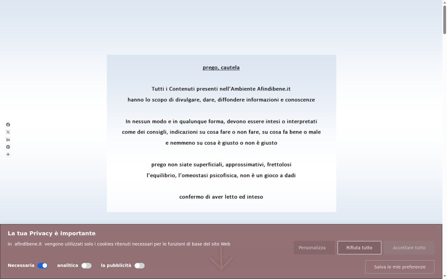 Capture d'écran de la bannière de consentement affichée avant toute interaction