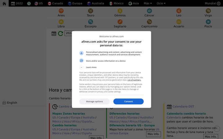 Screenshot of afines.com