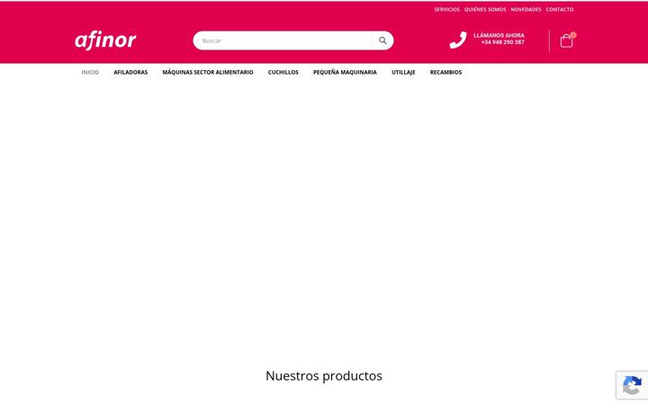 Screenshot of afinor.eu