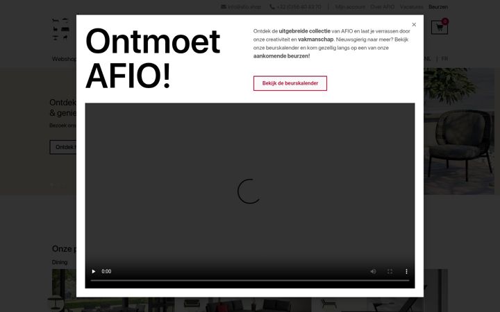 Screenshot ta' afio.shop