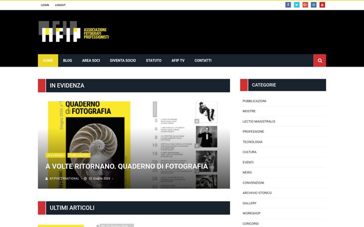 Screenshot ta' afipinternational.com