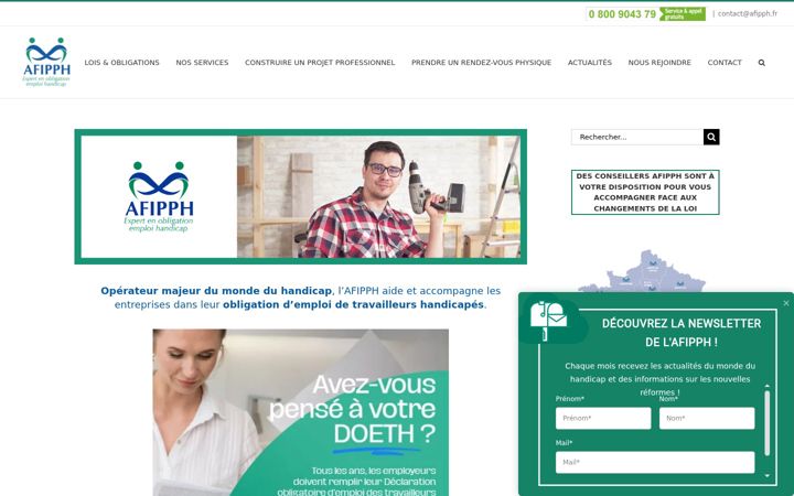 Screenshot of afipph.fr