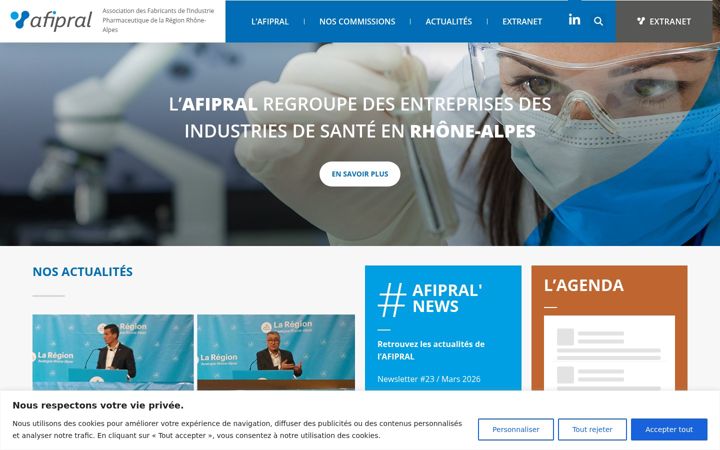 Screenshot ta' afipral.com
