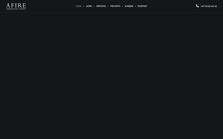 Screenshot ta' afire.ch