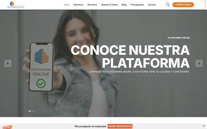 Screenshot ta' afisecan.com