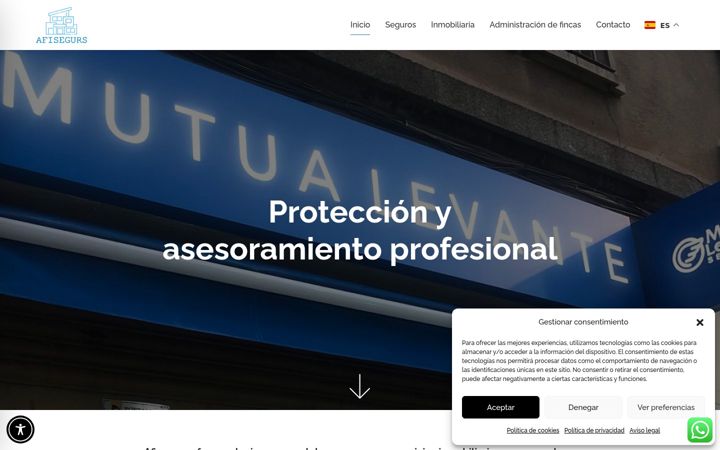 Screenshot of afisegurs.com