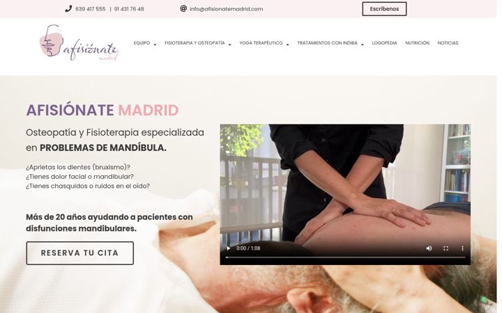 Screenshot of afisionatemadrid.com